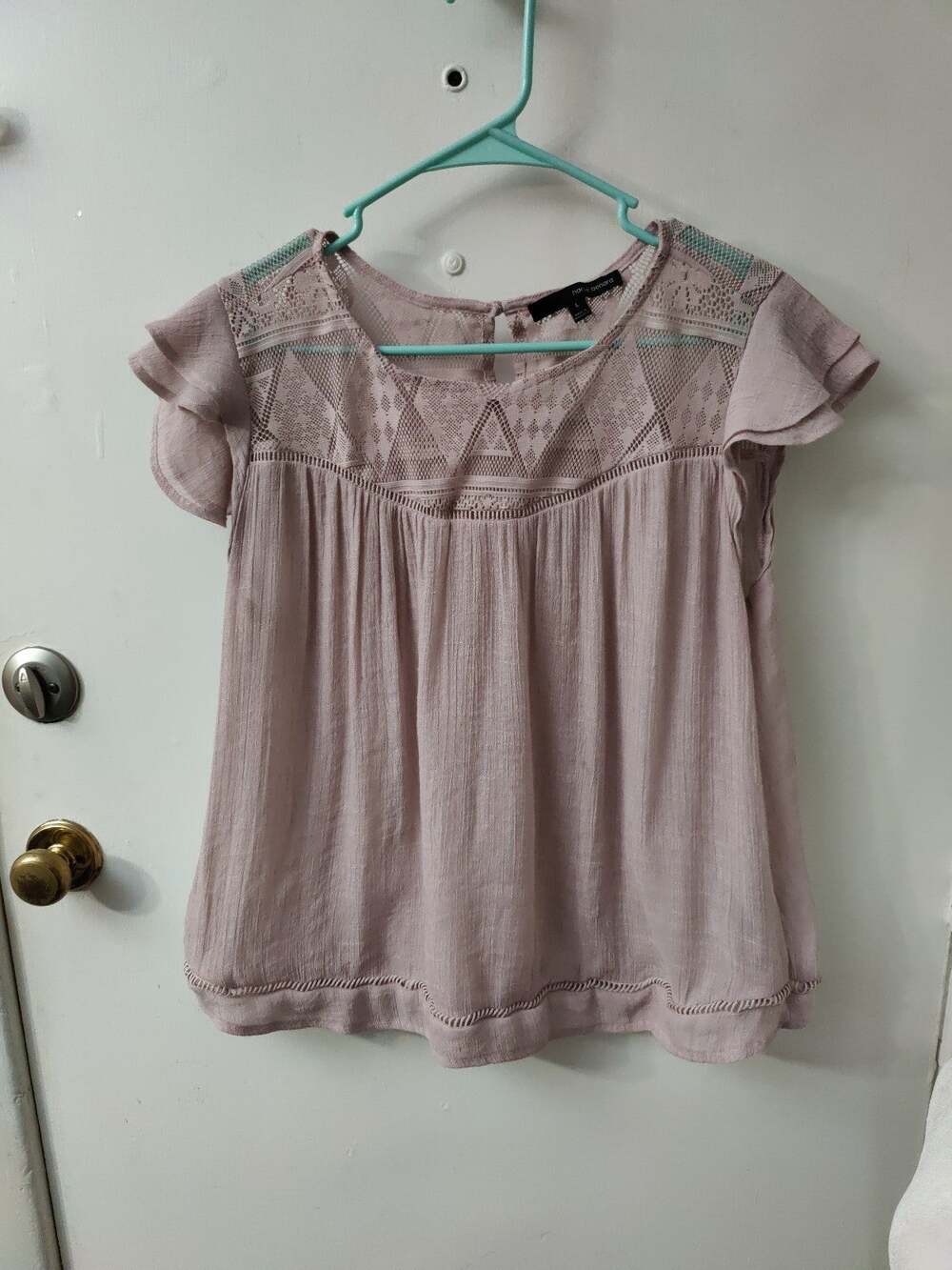 Harve Bernard Pink Blouse L Angelcore Balletcore Coquette Girl Classic Preppy